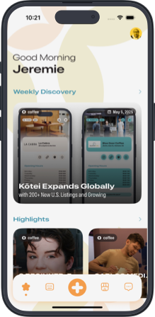 Kōtei app preview